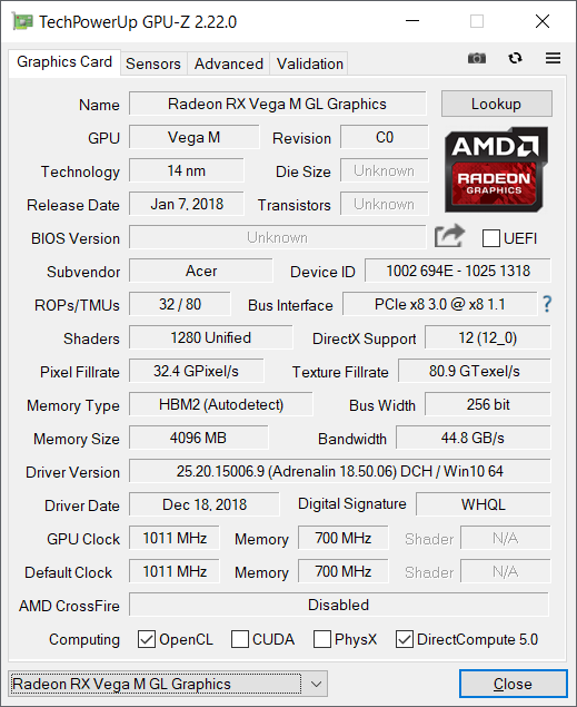 Обзор ноутбука Acer Aspire 7 A715-73G