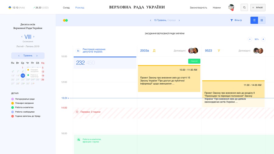 Одесские разработчики Nextpage предлагают новый дизайн сайта Верховной рады Украины [Концепт]