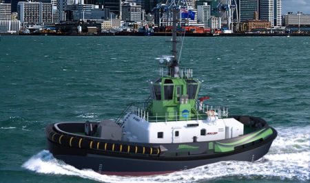 Порт Окленда обзаведется электрическим буксиром