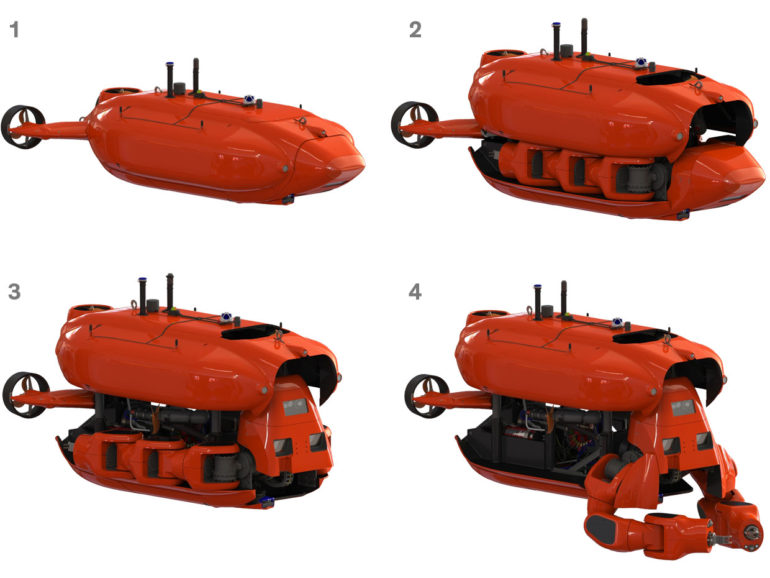 Aquanaut - роботрансформер, предназначенный для проведения глубоководных ремонтных работ