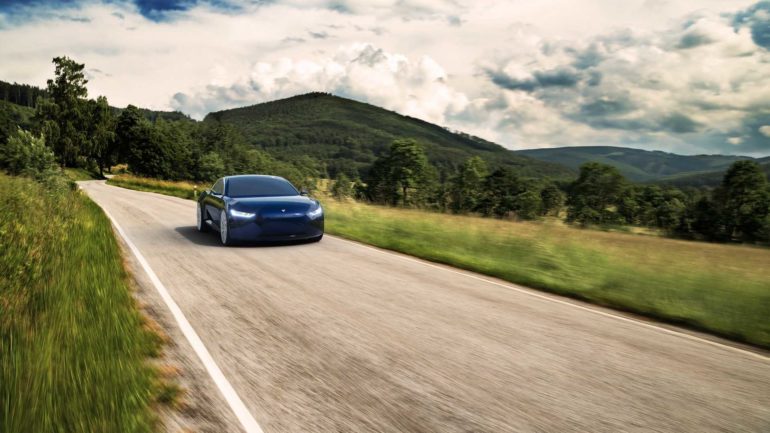 Норвежцы анонсировали конкурента Tesla Model S и Tesla Roadster - седан Riverie