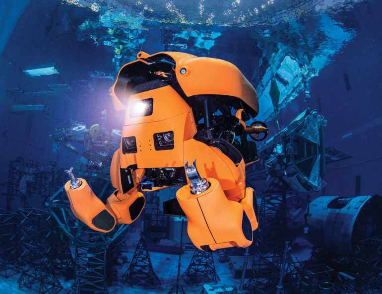 Aquanaut - роботрансформер, предназначенный для проведения глубоководных ремонтных работ