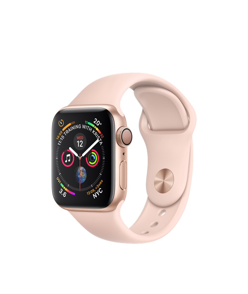 Грядущие новые умные часы Huami Amazfit (предположительно, Bip 2) выглядят как копия Apple Watch Series 4 в цвете Rose Gold