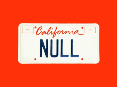Американский хакер зарегистрировал индивидуальный номерной знак «NULL». Ох, зря