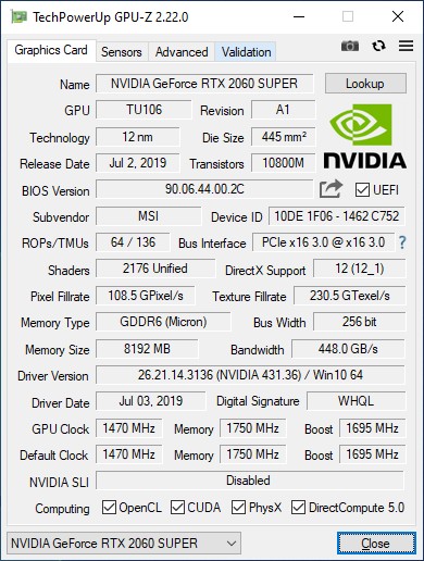 Radeon RX 5700 vs. GeForce RTX 2060 Super: средний класс на стероидах