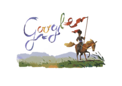 Сегодняшний дудл Google посвящен 200-летнему юбилею украинского писателя Пантелеймона Кулиша, автора исторического романа «Чорна Рада»