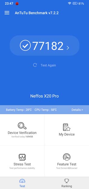 Обзор смартфона TP-Link Neffos X20 Pro