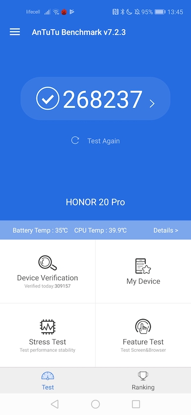 Обзор смартфона Honor 20 Pro