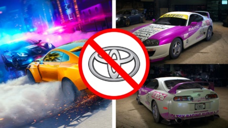Toyota заявила, что ее автомобилей нет в Need for Speed Heat потому что игра популяризирует нелегальные уличные гонки (NFS ответил «Пфф, ботаны»)