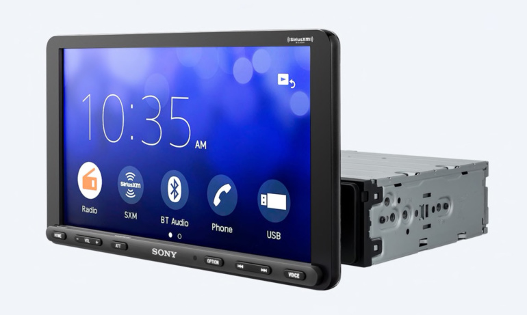 Sony анонсировала автомобильный мультимедийный ресивер с 9-дюймовым дисплеем, поддержкой CarPlay и Android Auto и ценой $600