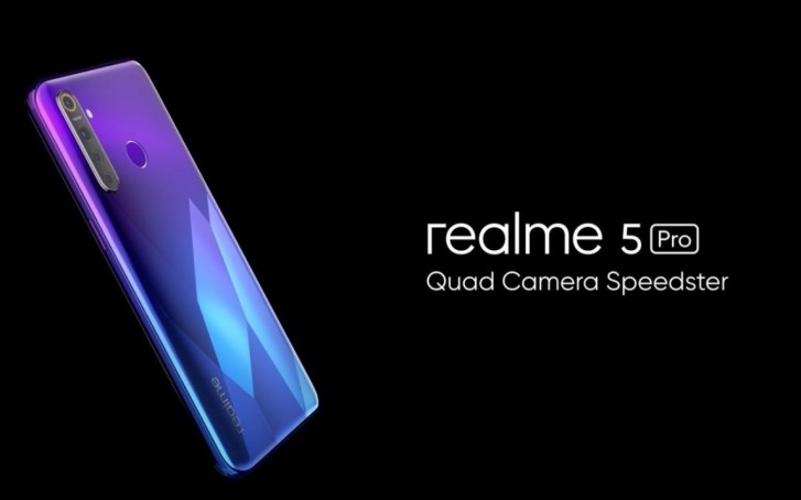 Анонсированы смартфоны Realme 5 и Realme 5 Pro с 4 камерами и новыми чипсетами