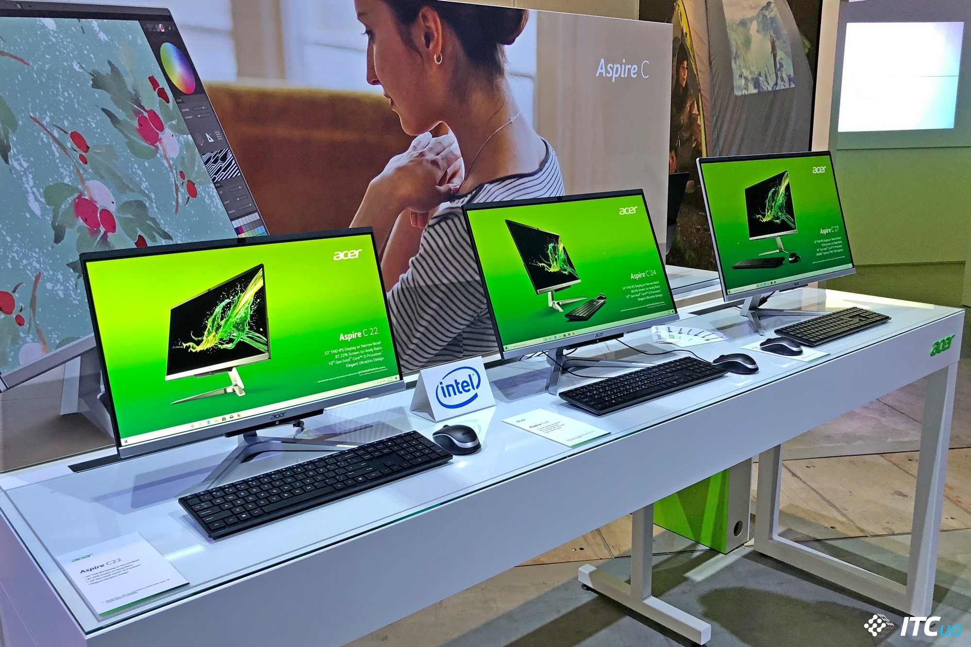 Next@Acer на IFA 2019: ультралегкие Swift 5/3, моноблоки Aspire C22/C24/C27 и портативный проектор