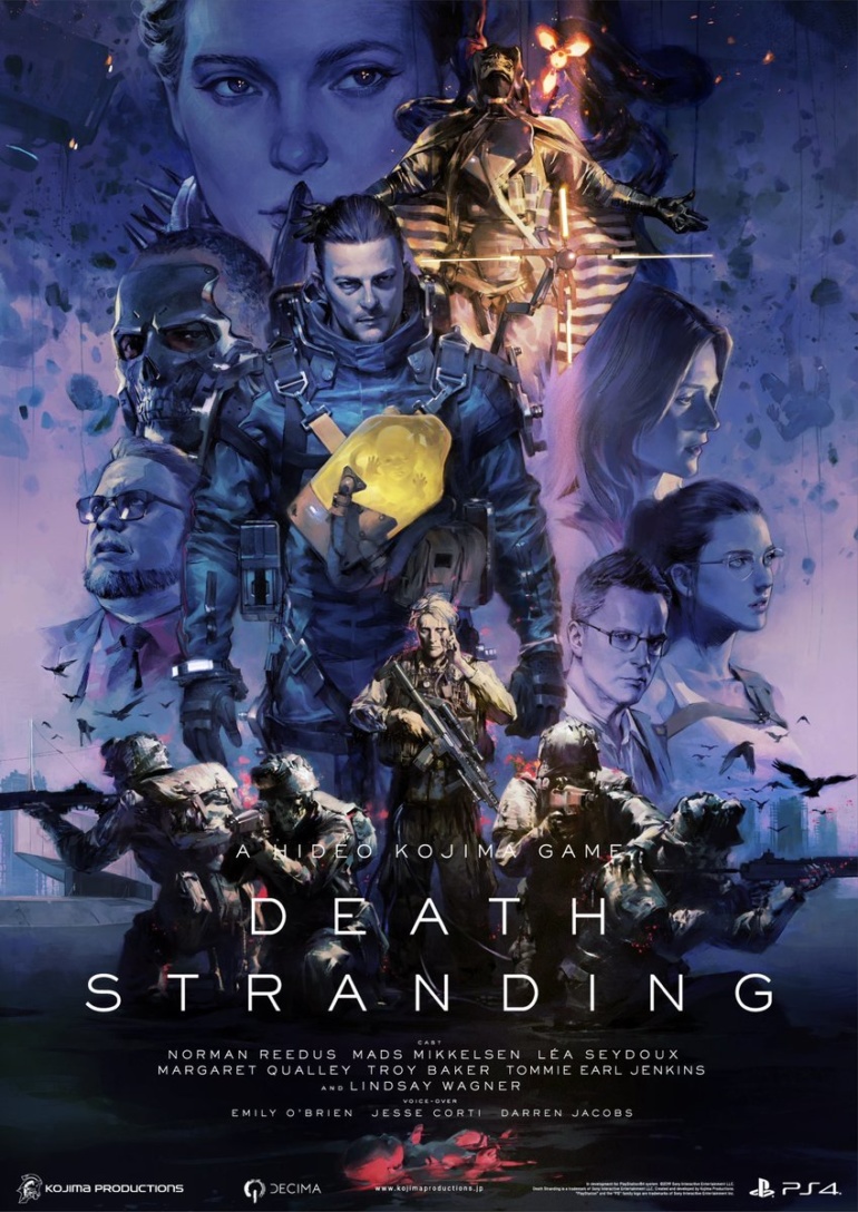 Хидэо Кодзима опубликовал новый постер и два трейлера игры Death Stranding, включая 4K-версию и почти часовой геймплей