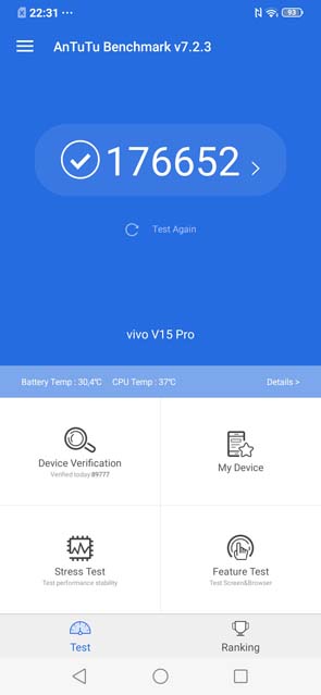 Обзор смартфона Vivo V15 Pro