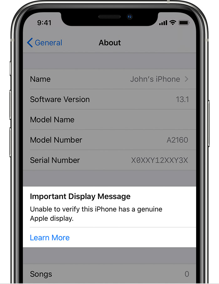 Apple будет выводить сервисное сообщение о неавторизованной замене дисплея в iPhone 11 (уведомление четыре дня будет закреплено на экране блокировки)