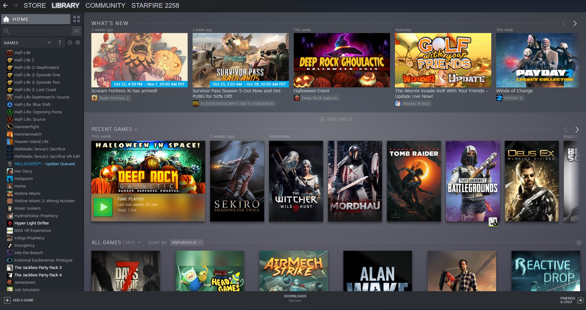 Valve запустила обновленный интерфейс библиотеки игр Steam