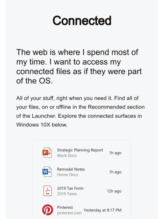 Утечка (включая скриншоты интерфейса) проливает свет на планы Microsoft в отношении ОС Windows 10X