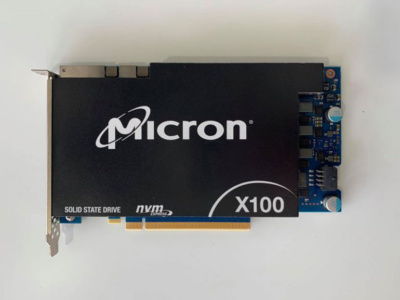 До 9 ГБ/с и 2,5 млн IOPS. Представлен самый быстрый SSD Micron X100 на базе памяти 3D XPoint