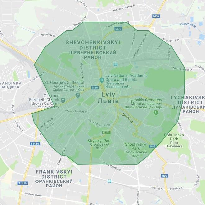 Uber Eats официально запустился во Львове, рассказав о зоне покрытия, ресторанах-партнерах и подарив бесплатную доставку