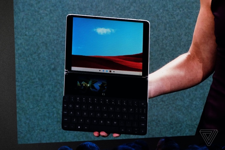 Microsoft показала Surface Neo – мобильное устройство с двумя дисплеями