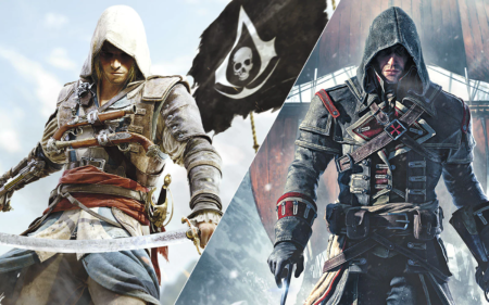 Набор Assassin’s Creed: The Rebel Collection, состоящий из Assassin’s Creed IV: Black Flag и Assassin’s Creed: Rogue, выйдет на Nintendo Switch 6 декабря