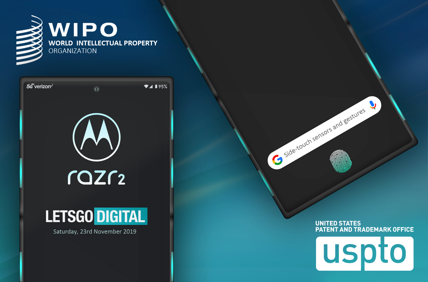 Motorola Razr 2019 может получить сенсорное управление с помощью датчиков по бокам смартфона