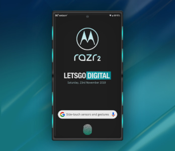 Motorola Razr 2019 может получить сенсорное управление с помощью датчиков по бокам смартфона