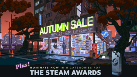 В Steam стартовала «Осенняя распродажа» игр и выбор номинантов на премию Steam Awards 2019
