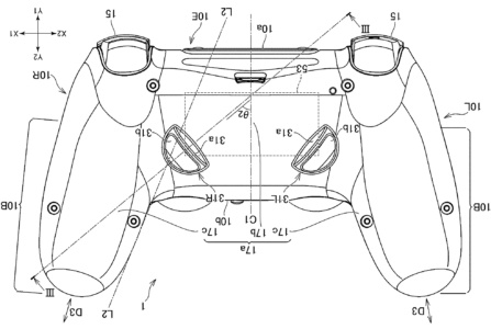 Sony получила патент на новый геймпад для PlayStation