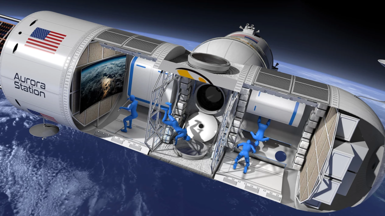 Орбитальный отель Aurora, разработанный космическим стартапом Orion Span, откроется в 2024. Но это неточно