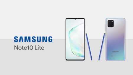 Samsung Galaxy Note10 Lite (он же Galaxy A81) с квадратной камерой красуется на официальных изображениях в трех цветах
