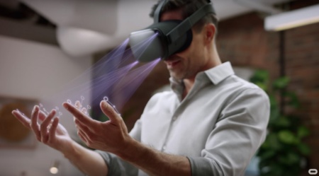 VR-гарнитура Oculus Quest получила функцию отслеживания рук пользователя без использования контроллеров