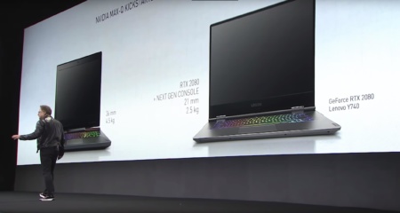 NVIDIA утверждает, что видеокарта GeForce RTX 2080 мощнее игровой консоли следующего поколения