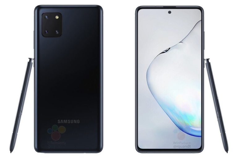 Стали известны подробные характеристики и цены смартфона Samsung Galaxy Note 10 Lite