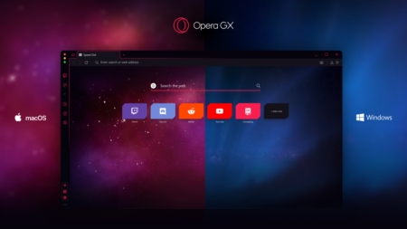 «Геймерский» браузер Opera GX вышел на платформе macOS