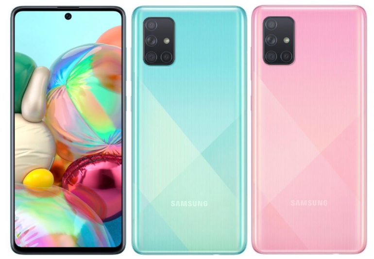 Samsung анонсировала смартфоны Galaxy A51 и Galaxy A71 с Infinity-O AMOLED дисплеями, до 8 ГБ ОЗУ и счетверёнными камерами