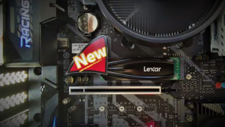 Скорость чтения нового NVMe-накопителя Lexar с интерфейсом PCIe 4.0 достигает 7 ГБ/с