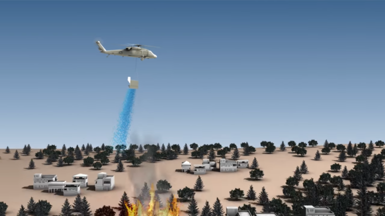 Противопожарные капитошки позволят авиации тушить пожары по ночам