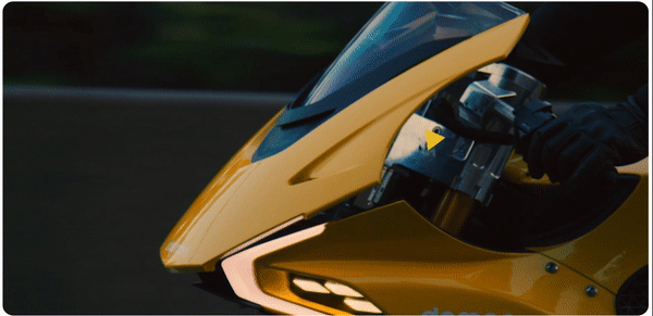 Damon Hypersport - электрический мотоцикл-трансформер с внушительным пробегом на одной зарядке и ИИ-системой помощи наезднику