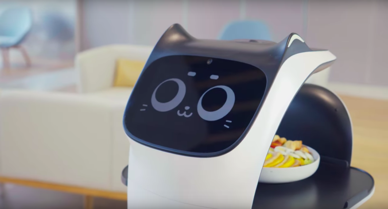 Китайская компания PuduTech разработала милого мяукающего робота-официанта