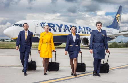 С момента начала работы в Украине лоукостер Ryanair перевез 1,3 млн пассажиров, в планах на текущий год — 2,1 млн пассажиров