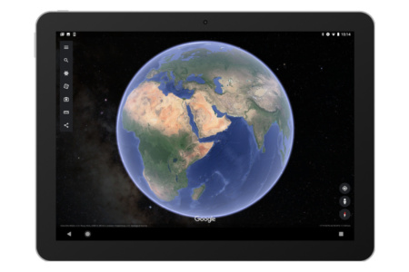 В мобильную версию Google Earth добавили отображение звёзд космического пространства