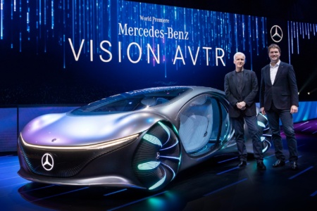 На CES 2020 представили концепт автономного электромобиля-рептилии Mercedes-Benz VISION AVTR, вдохновленного киновселенной «Аватар» Джеймса Кэмерона