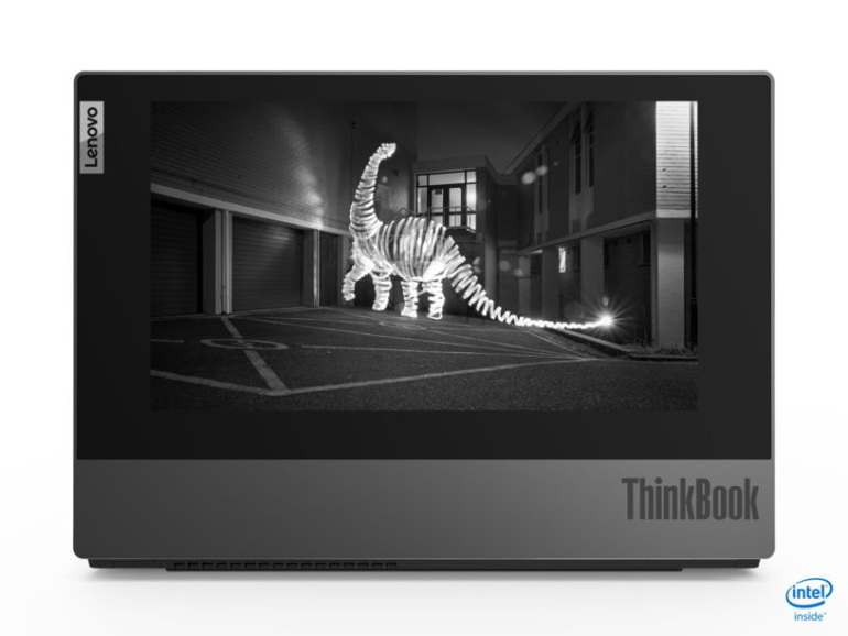 Lenovo показала ноутбук ThinkBook Plus с дополнительным E-Ink дисплеем на крышке