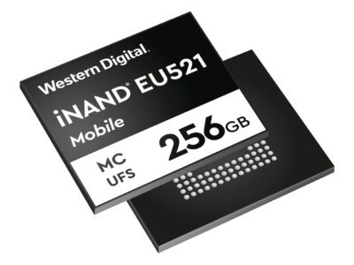 Western Digital выпустила память iNAND MC EU521 для 5G-смартфонов со скоростью записи до 800 МБ/с
