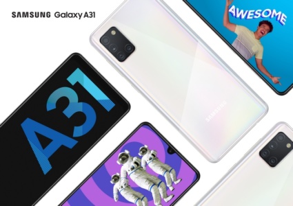 Новый середнячок Samsung Galaxy A31: экран Super AMOLED диагональю 6,4 дюйма со встроенным сканером, 48-мегапиксельная квадрокамера и аккумулятор емкостью 5000 мА·ч