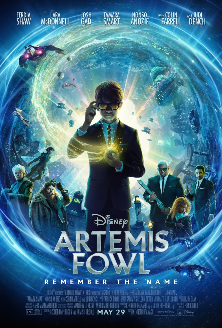 Вышел первый трейлер фэнтези-фильма Artemis Fowl / «Артемис Фаул» от Disney, премьера назначена на 28 мая 2020 года