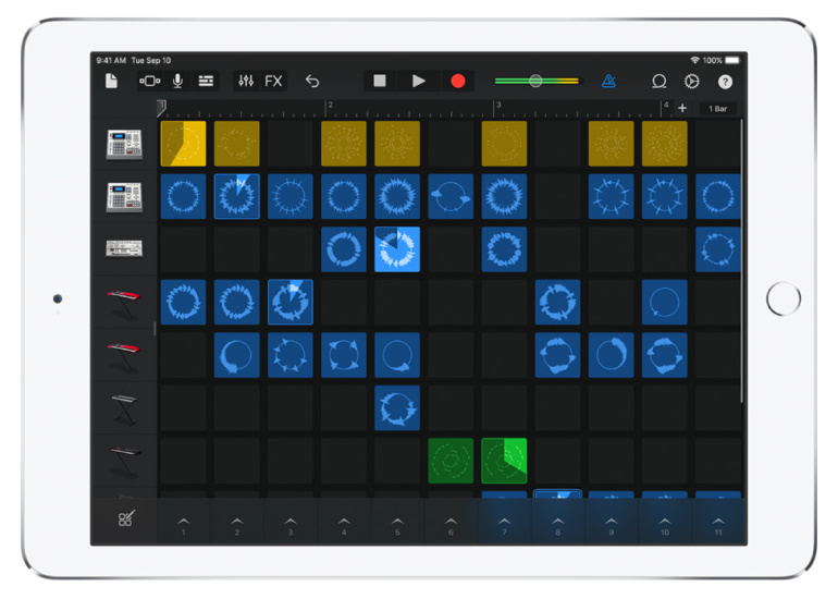 В профессиональной настольной программе для редактирования музыки Apple Logic Pro X появятся функции из мобильного приложения GarageBand