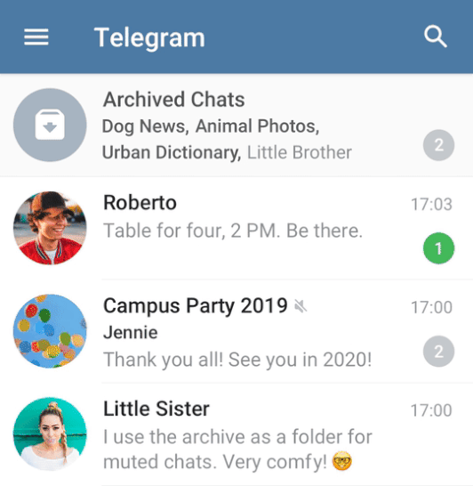 В Telegram наконец-то появилась возможность группировать чаты и каналы