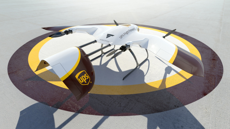 Инженеры из Wingcopter разработают семейство грузовых дронов-конвертопланов специально для UPS